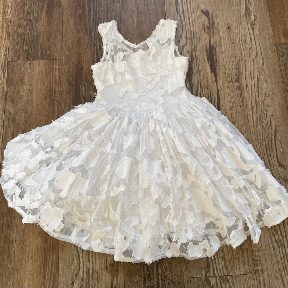 Fiveloaves twofish white lacy cottagecore dress 5